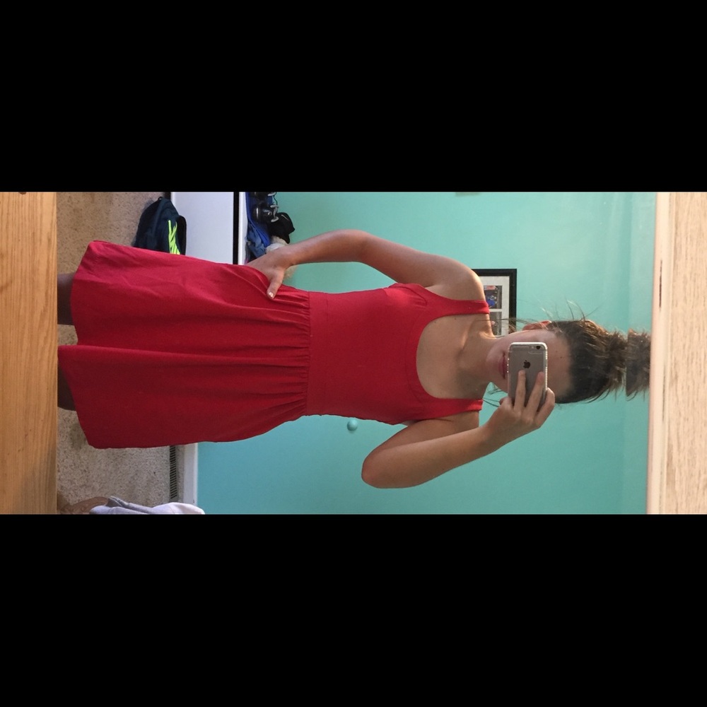 Red dress